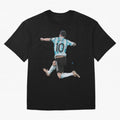 Messi 10 The Goat Oversized T-Shirt Fuel Match Day Hype around FIFA World Cup 2026, Messi, CR7 and Mbappe, Germany, Fan Favorite Moments, National Team Passion, Big Match Drama and Soccer History; Made for Die Hard Supporters, Soccer Lovers, Game
