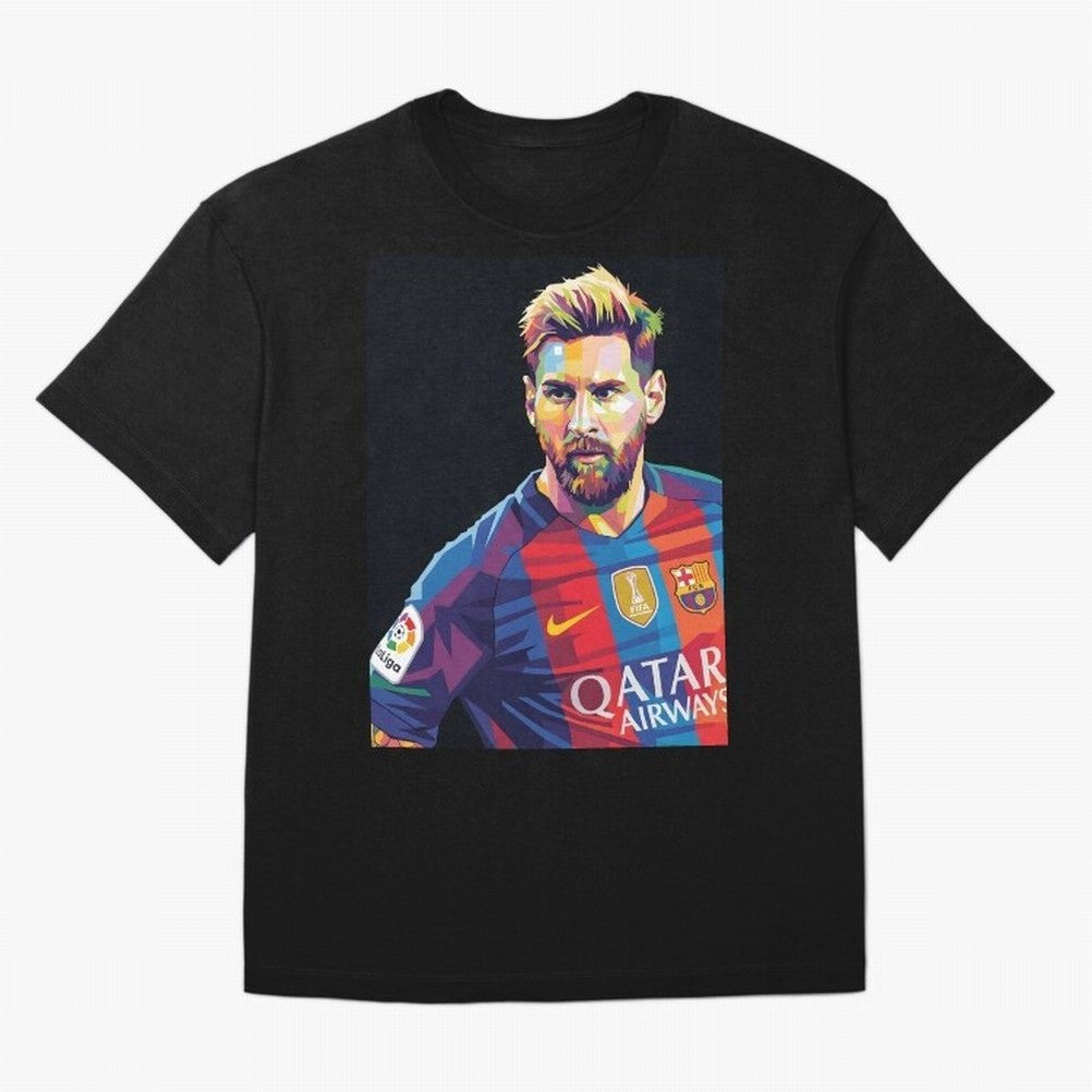 Messi Wpap Oversized T-Shirt Celebrate Soccer Greatness during the FIFA World Cup 2026 USA Canada Mexico Journey through Cristiano Ronaldo, Haaland and CR7 Highlights, Portugal, Spain and Germany Pride, Football History, Final Match Energy, Crowd