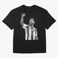Messi grayscale Oversized T-Shirt Make the Season About FIFA World Cup 2026 USA Canada Mexico for Fans of Neymar, Haaland and Cristiano Ronaldo and Germany, Bringing Stadium Memories, Football Loyalty, International Chants and Championship