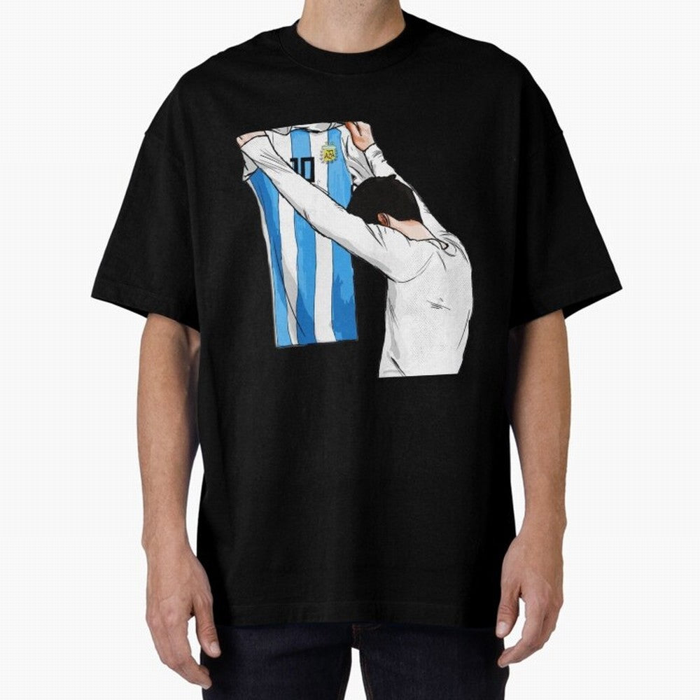 Lionel Messi holding his shirt, Argentina copa america| Perfect Gift For you and friends Classic T-Shirt Support the Legends of FIFA World Cup 2026 Group Stage Spirit, Capturing France, Messi, CR7 and Mbappe, Worldwide Fan Energy, Dramatic Goals,