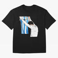 Lionel Messi holding his shirt, Argentina copa america| Perfect Gift For you and friends Classic T-Shirt Support the Legends of FIFA World Cup 2026 Group Stage Spirit, Capturing France, Messi, CR7 and Mbappe, Worldwide Fan Energy, Dramatic Goals,