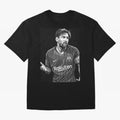 Messi grayscale Oversized T-Shirt Build Global Football Passion for FIFA World Cup 2026 USA Canada Mexico, with Haaland and Mbappe, Argentina and Brazil, Game Day Rituals, Football Legends, Country Pride and the Road to the Final; Perfect for Fans,