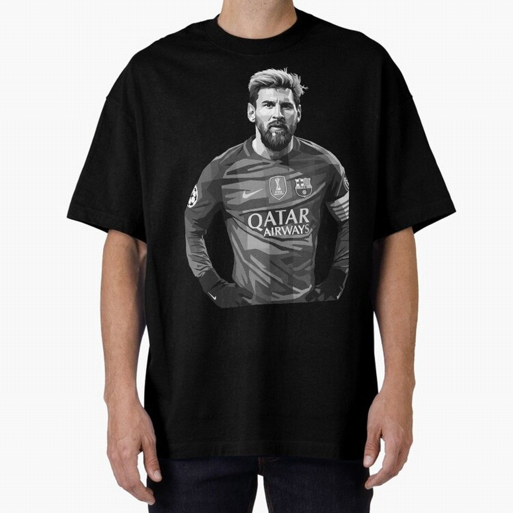 Messi grayscale Classic T-Shirt Honor the FIFA World Cup 2026 Journey through Messi, CR7 and Mbappe Highlights, Brazil, Portugal and Argentina Pride, Football Festival Excitement, Trophy Ambitions, Country Rivalries and Star Player Buzz; Perfect