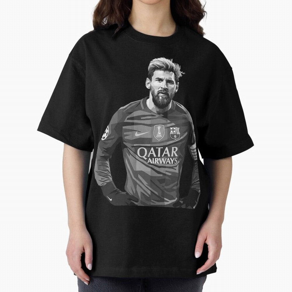 Messi grayscale Classic T-Shirt Honor the FIFA World Cup 2026 Journey through Messi, CR7 and Mbappe Highlights, Brazil, Portugal and Argentina Pride, Football Festival Excitement, Trophy Ambitions, Country Rivalries and Star Player Buzz; Perfect
