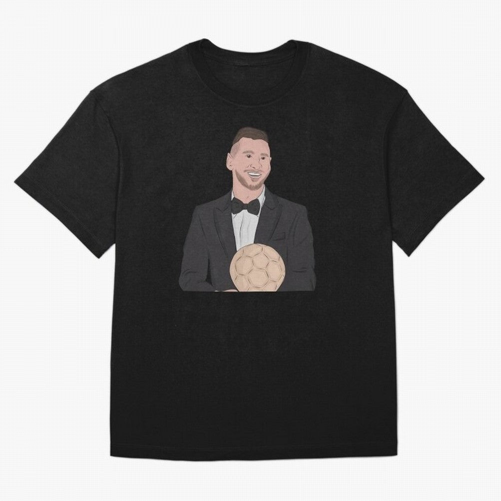 Lionel Messi 2023 Ballon d'Or Classic T-Shirt Bring a Champion Mindset to FIFA World Cup 2026 USA Canada Mexico Driven by Mbappe, England, France and Netherlands Energy, Retro Football Energy, Iconic Rivalries, Trophy Chase Drama and Stadium