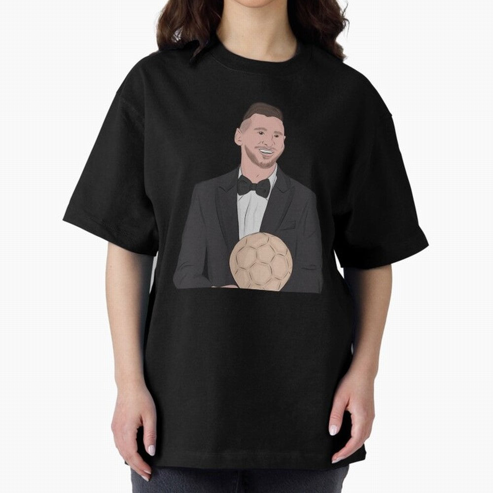 Lionel Messi 2023 Ballon d'Or Classic T-Shirt Bring a Champion Mindset to FIFA World Cup 2026 USA Canada Mexico Driven by Mbappe, England, France and Netherlands Energy, Retro Football Energy, Iconic Rivalries, Trophy Chase Drama and Stadium