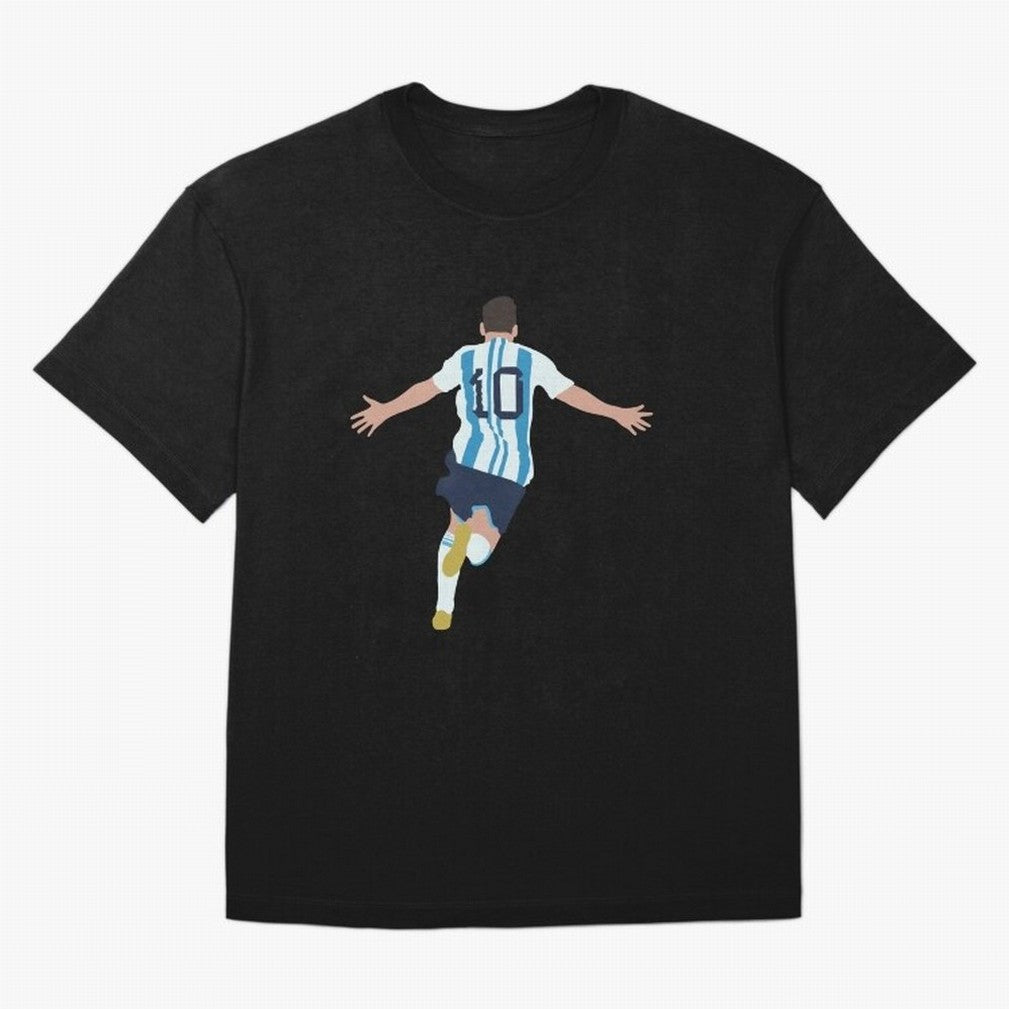 Lionel Messi minimalist illustration Classic T-Shirt Show Championship Spirit for FIFA World Cup 2026 Inspired by Mbappe, Portugal Energy, Fan Favorite Moments, National Team Passion, Big Match Drama and Soccer History; Created for Match Day