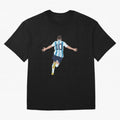 Lionel Messi minimalist illustration Classic T-Shirt Show Championship Spirit for FIFA World Cup 2026 Inspired by Mbappe, Portugal Energy, Fan Favorite Moments, National Team Passion, Big Match Drama and Soccer History; Created for Match Day