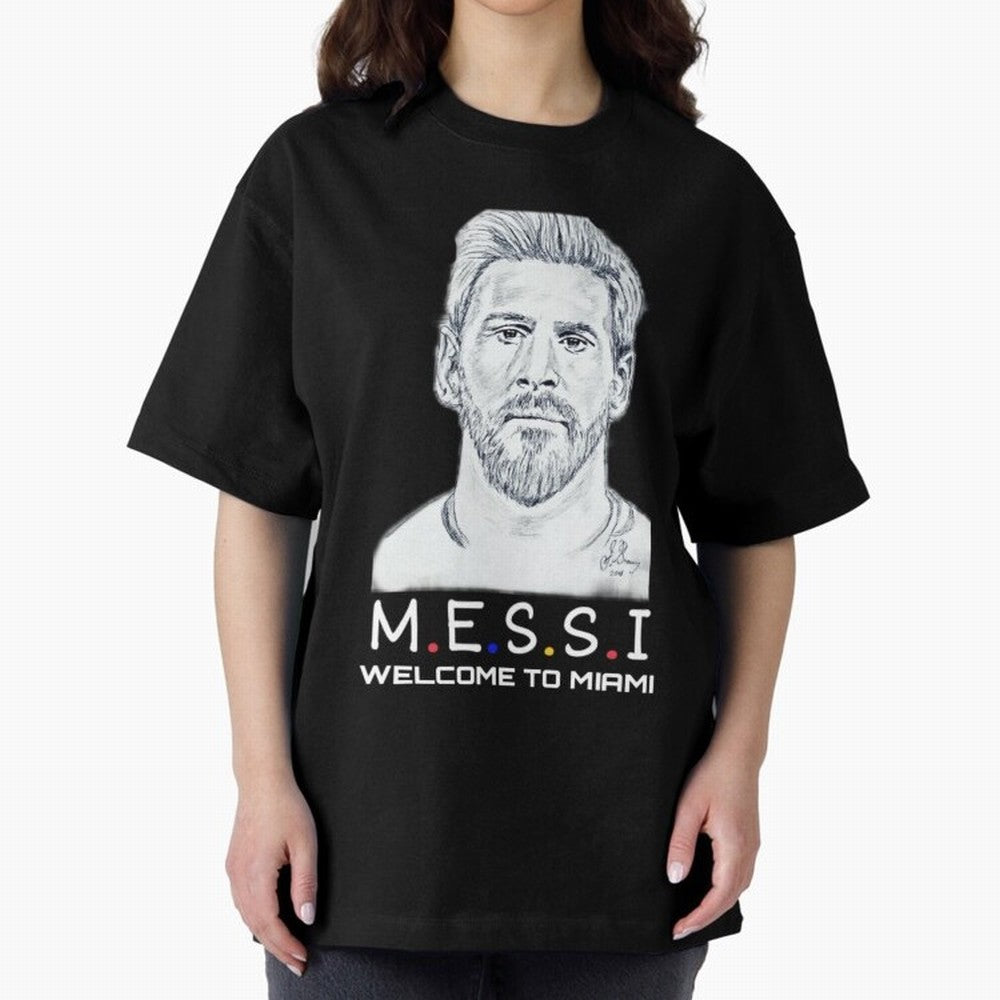 Lionel Messi, welcome to Miami Essential T-Shirt Carry the Dream of FIFA World Cup 2026 Group Stage for Fans of CR7 and Messi and England and Germany, Bringing Championship Spirit, Famous Goals, Roaring Crowds and International Football Unity; Made