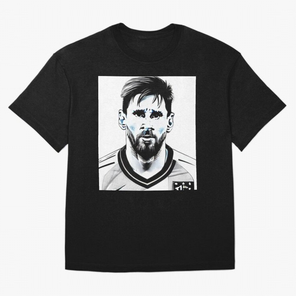Lionel Messi Oversized T-Shirt Remember the FIFA World Cup 2026 USA Canada Mexico Journey through Messi, Neymar and Mbappe Highlights, Argentina, France and Brazil Pride, Supporter Pride, Iconic Celebrations, Legendary Names and Global Match Day