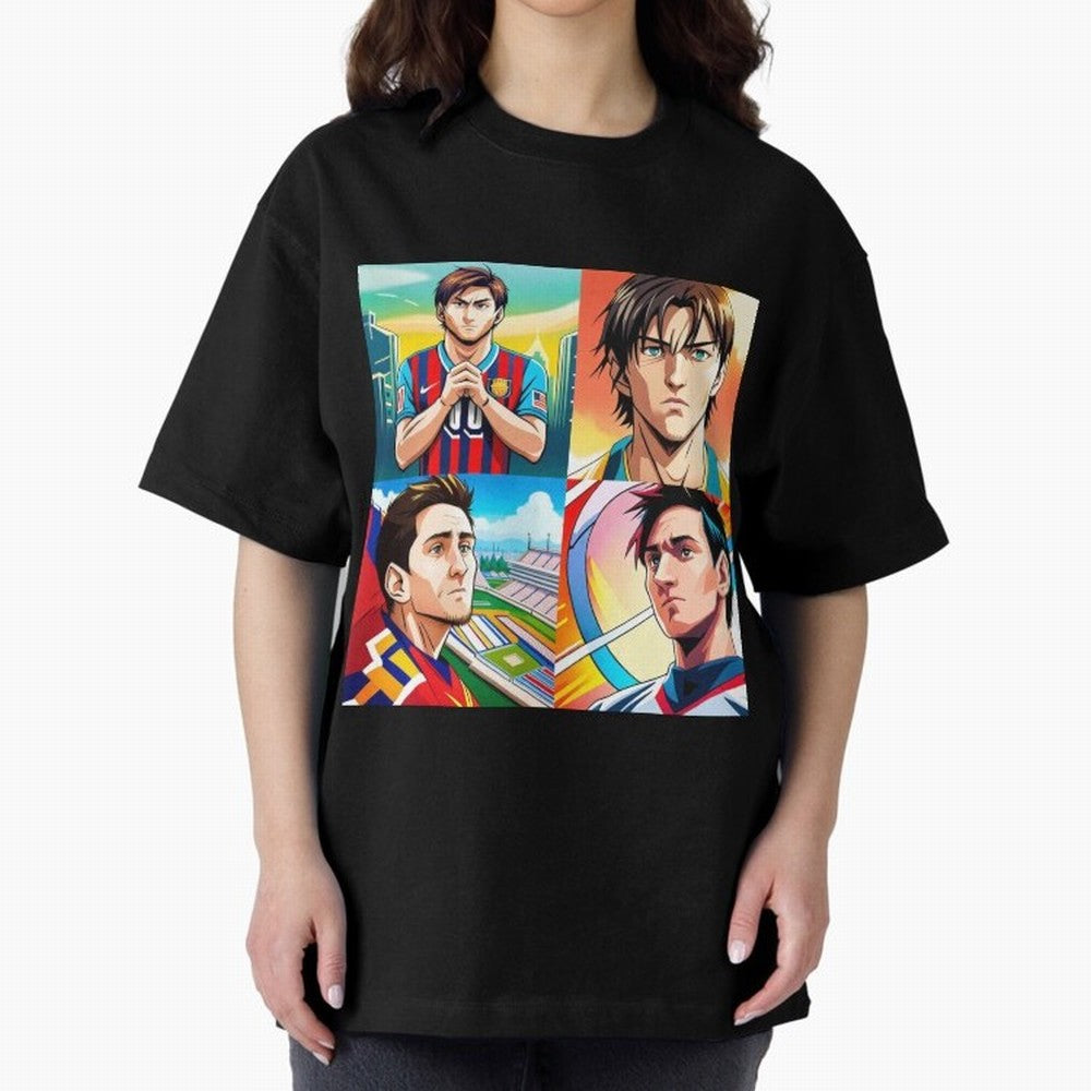 Messi Inspired Anime Art Pack Classic T-Shirt Bring Trophy Dreams to the FIFA World Cup 2026 Group Stage Journey through Haaland Highlights, England and Germany Pride, Game Day Rituals, Football Legends, Country Pride and the Road to the Final;