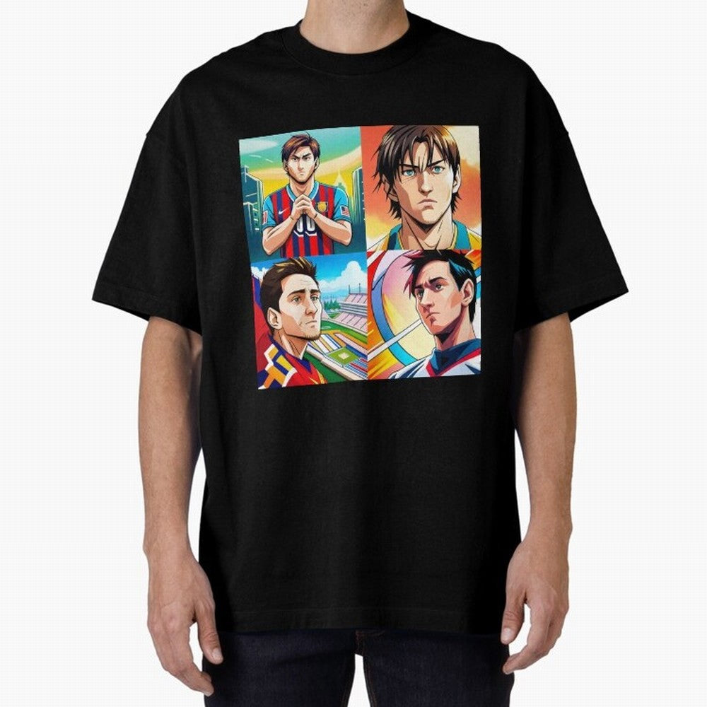 Messi Inspired Anime Art Pack Classic T-Shirt Bring Trophy Dreams to the FIFA World Cup 2026 Group Stage Journey through Haaland Highlights, England and Germany Pride, Game Day Rituals, Football Legends, Country Pride and the Road to the Final;