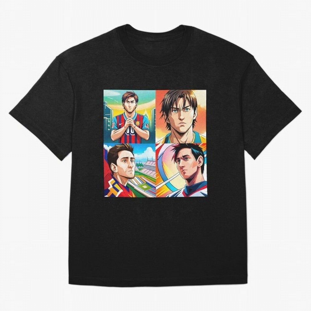 Messi Inspired Anime Art Pack Classic T-Shirt Bring Trophy Dreams to the FIFA World Cup 2026 Group Stage Journey through Haaland Highlights, England and Germany Pride, Game Day Rituals, Football Legends, Country Pride and the Road to the Final;