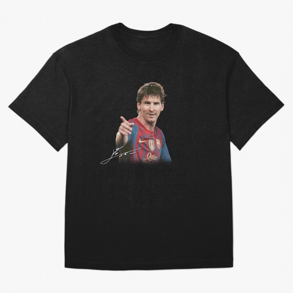 Messi T-Shirt ¡ª ¡°Young Messi¡± Graphic Tee Classic T-Shirt Bring a Champion Mindset to FIFA World Cup 2026 for Fans of Cristiano Ronaldo, Haaland and CR7 and Spain and Netherlands, Bringing Sports Nostalgia, International Competition, Famous