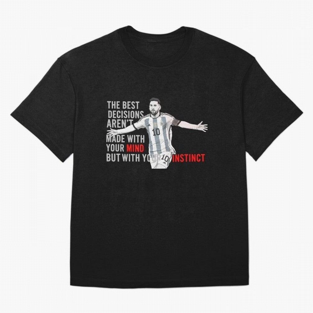 Messi Instinct Oversized T-Shirt Celebrate Supporters United by FIFA World Cup 2026 Group Stage Spirit, Celebrating England, France and Netherlands, Neymar, Haaland and Cristiano Ronaldo, Fan Favorite Moments, National Team Passion, Big Match Drama