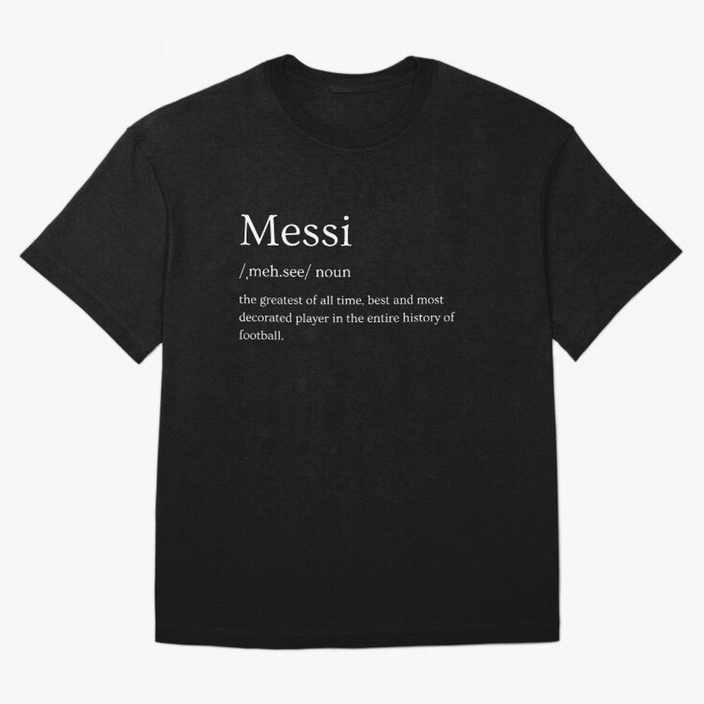 Definition of Messi Classic T-Shirt Cheer for FIFA World Cup 2026 for Fans of Messi and England, Bringing Championship Spirit, Famous Goals, Roaring Crowds and International Football Unity; Ideal for Passionate Fans Who Love Underdog Stories,