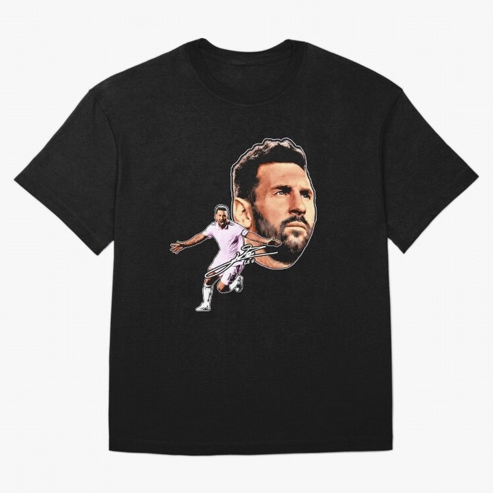 Lionel messi Retro Style Tee Bootleg big face vintage argentina Football Legend Classic T-Shirt Step into FIFA World Cup 2026 USA Canada Mexico for Fans of Neymar and France, Bringing Championship Spirit, Famous Goals, Roaring Crowds and