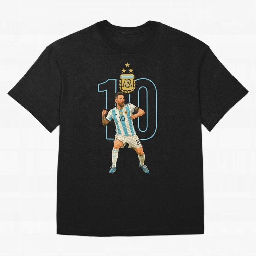 10 MESSI Classic T-Shirt Show Championship Spirit for FIFA World Cup 2026 USA Canada Mexico Spirit, Highlighting Portugal, Neymar, Haaland and Cristiano Ronaldo, Sports Nostalgia, International Competition, Famous Players and Unforgettable