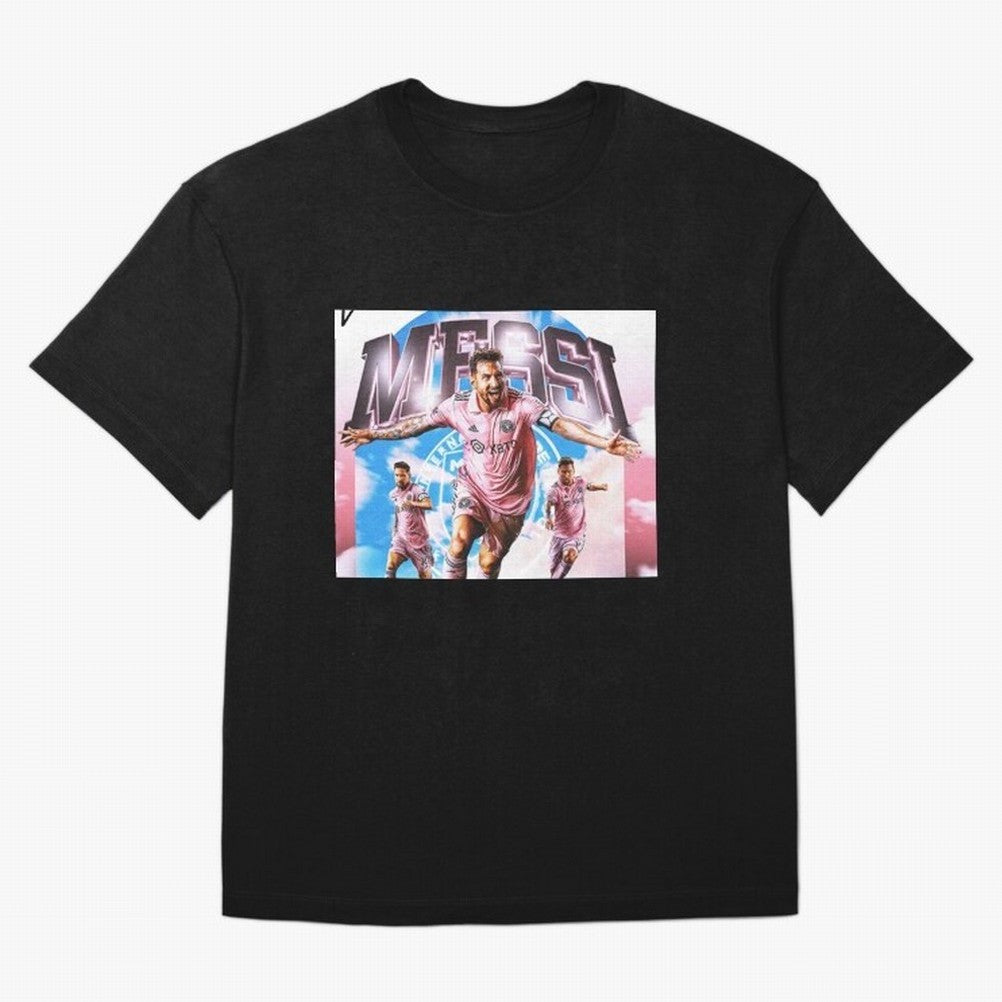 Inter Miami Messi Oversized T-Shirt Bring Stadium Energy to Match Day Hype around FIFA World Cup 2026 USA Canada Mexico, Cristiano Ronaldo, Haaland and CR7, France and Portugal, Football Passion, Legendary Performances, Festival Vibes and Supporter