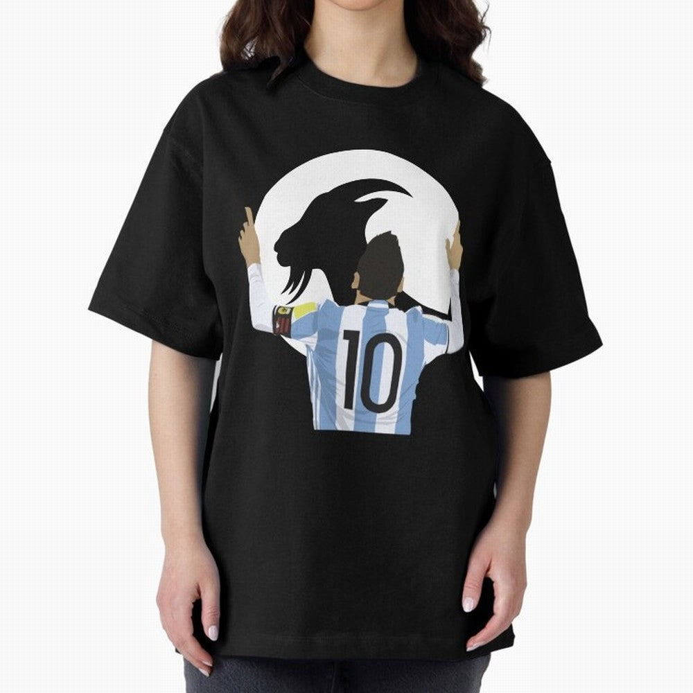 Lionel Messi Goat Oversized T-Shirt Bring Champion Energy into the FIFA World Cup 2026 Group Stage Journey through Messi, Neymar and Mbappe Highlights, France Pride, Stadium Memories, Football Loyalty, International Chants and Championship