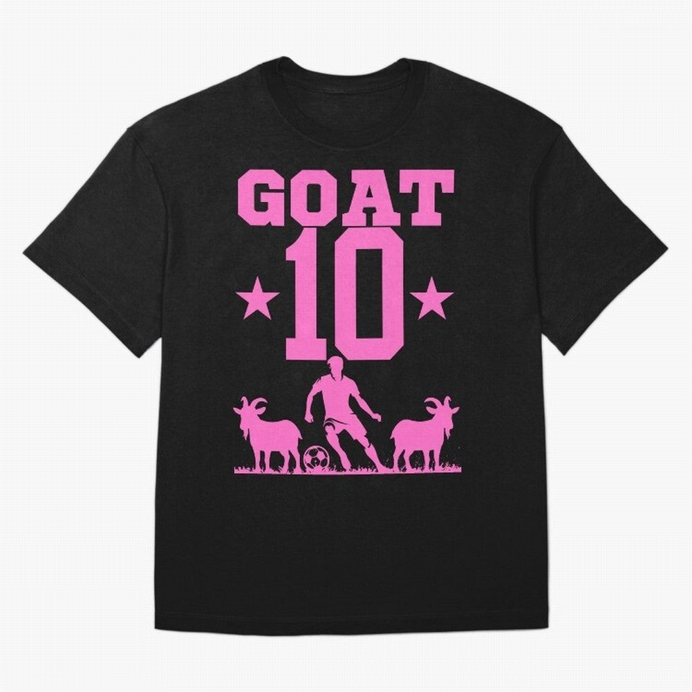 The Goat 10 Miami Champion Classic T-Shirt Show Your Love for Match Day Hype around FIFA World Cup 2026, CR7 and Messi, England, Championship Spirit, Famous Goals, Roaring Crowds and International Football Unity; Built for Supporters Chasing Trophy