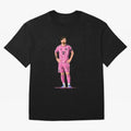 Lionel Messi Vector Oversized T-Shirt Carry the Colors and Pride of the FIFA World Cup 2026 Journey through Cristiano Ronaldo, Haaland and CR7 Highlights, France and Portugal Pride, Vintage Soccer Flavor, Modern Football Stars, National Flags and