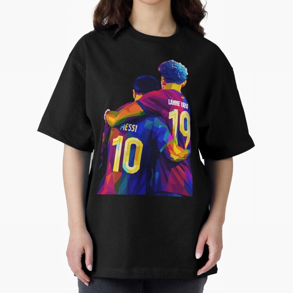 Lionel Messi and Foster child Wpap Art Classic T-Shirt Make Game Day About FIFA World Cup 2026 Group Stage for Fans of Neymar, Haaland and Cristiano Ronaldo and Argentina, France and Brazil, Bringing Stadium Memories, Football Loyalty,
