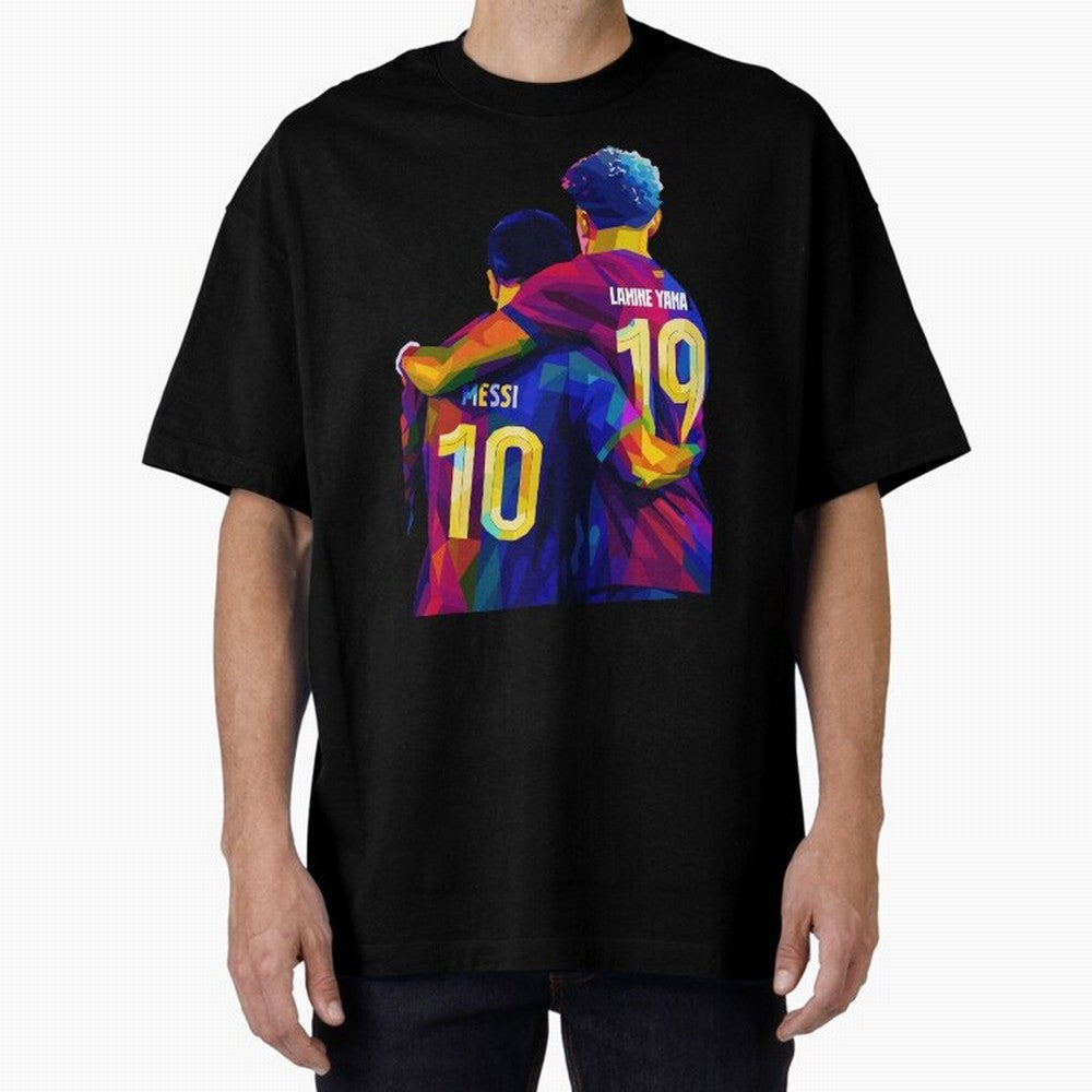 Lionel Messi and Foster child Wpap Art Classic T-Shirt Make Game Day About FIFA World Cup 2026 Group Stage for Fans of Neymar, Haaland and Cristiano Ronaldo and Argentina, France and Brazil, Bringing Stadium Memories, Football Loyalty,