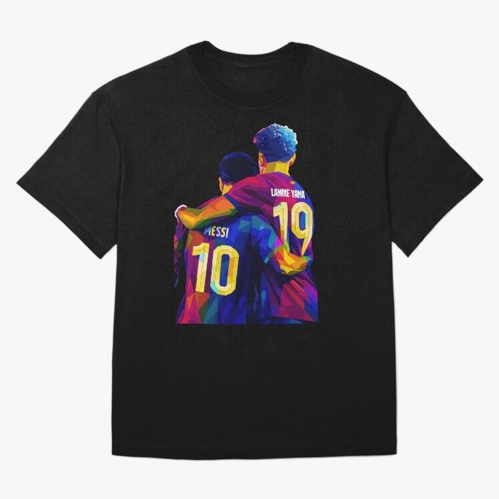 Lionel Messi and Foster child Wpap Art Classic T-Shirt Make Game Day About FIFA World Cup 2026 Group Stage for Fans of Neymar, Haaland and Cristiano Ronaldo and Argentina, France and Brazil, Bringing Stadium Memories, Football Loyalty,