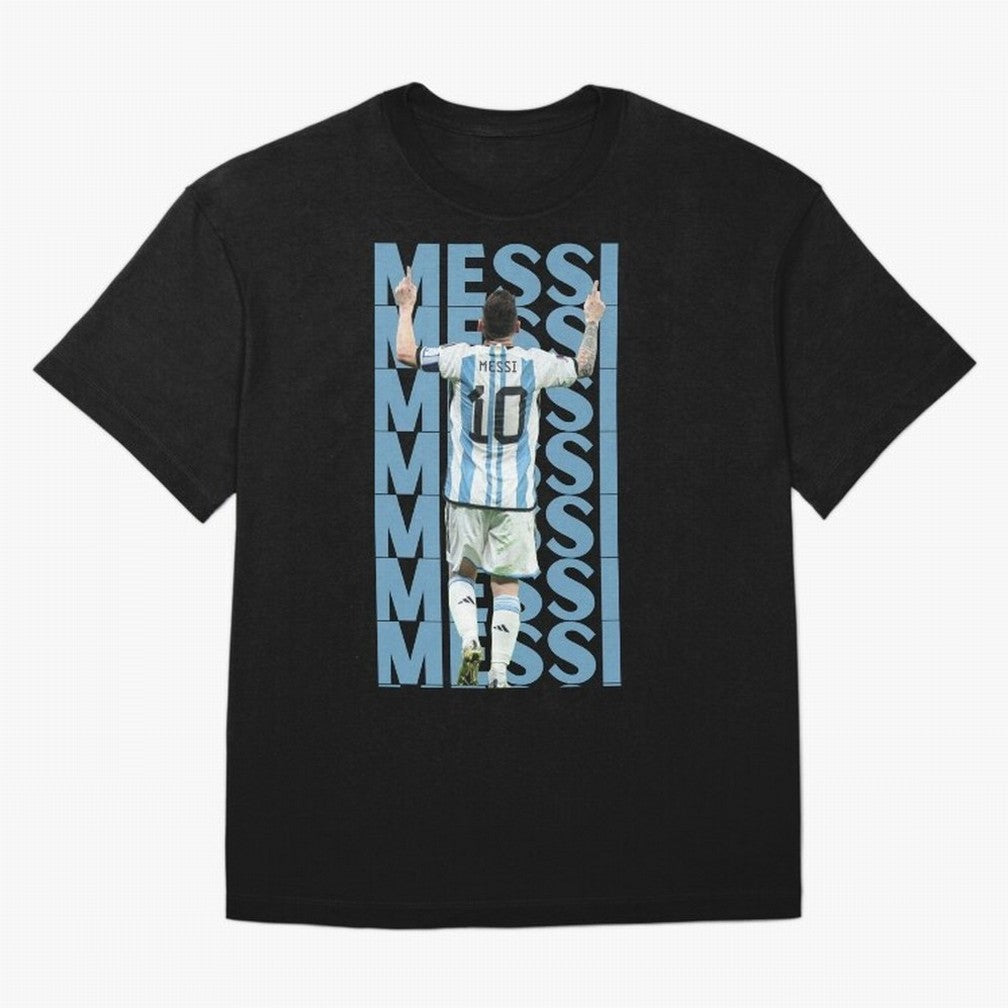 Lionel Messi | 10 | Argentina | Barcelona | Goat Oversized T-Shirt Feel Global Football Passion for FIFA World Cup 2026 USA Canada Mexico, Featuring CR7 and Messi, France and Portugal, Football Festival Excitement, Trophy Ambitions, Country