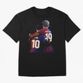 Lionel Messi and Foster child Classic T-Shirt Bring a Champion Mindset to Match Day Hype around FIFA World Cup 2026 USA Canada Mexico, Mbappe, Argentina, France and Brazil, Fan Favorite Moments, National Team Passion, Big Match Drama and Soccer