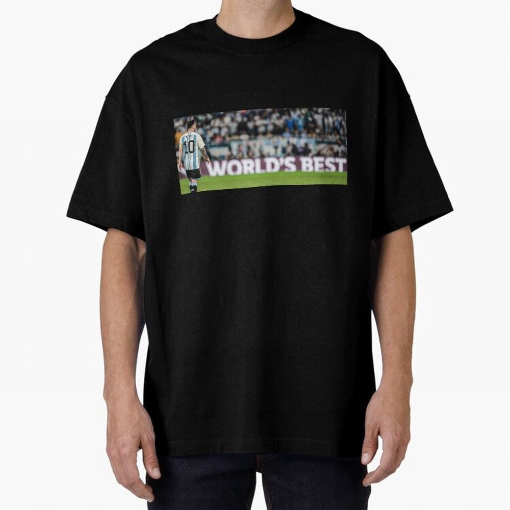 Argentina Leo Messi world best picture Oversized T-Shirt Feel the Roar of Match Day Hype around FIFA World Cup 2026 USA Canada Mexico, Messi, Neymar and Mbappe, Argentina, France and Brazil, Vintage Soccer Flavor, Modern Football Stars, National