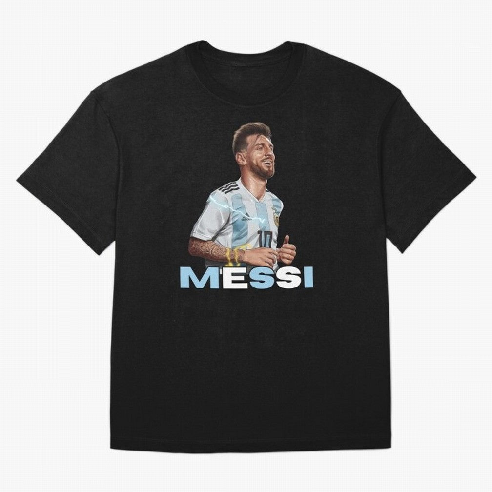 Lionel Messi Oversized T-Shirt Get Ready for Match Day Hype around FIFA World Cup 2026, Mbappe and Neymar, England, Fan Favorite Moments, National Team Passion, Big Match Drama and Soccer History; Made for Collectors Who Enjoy Iconic Players,