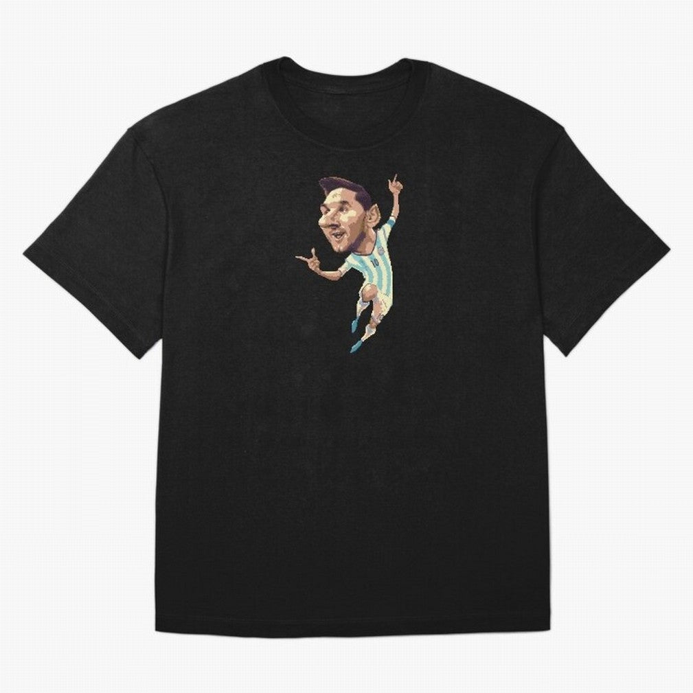 Lionel Messi Oversized T-Shirt Embrace Match Day Hype around FIFA World Cup 2026 Group Stage, Messi, Neymar and Mbappe, Portugal, Football History, Final Match Energy, Crowd Noise and Once in a Lifetime Moments; Perfect for Supporters Who Want Bold