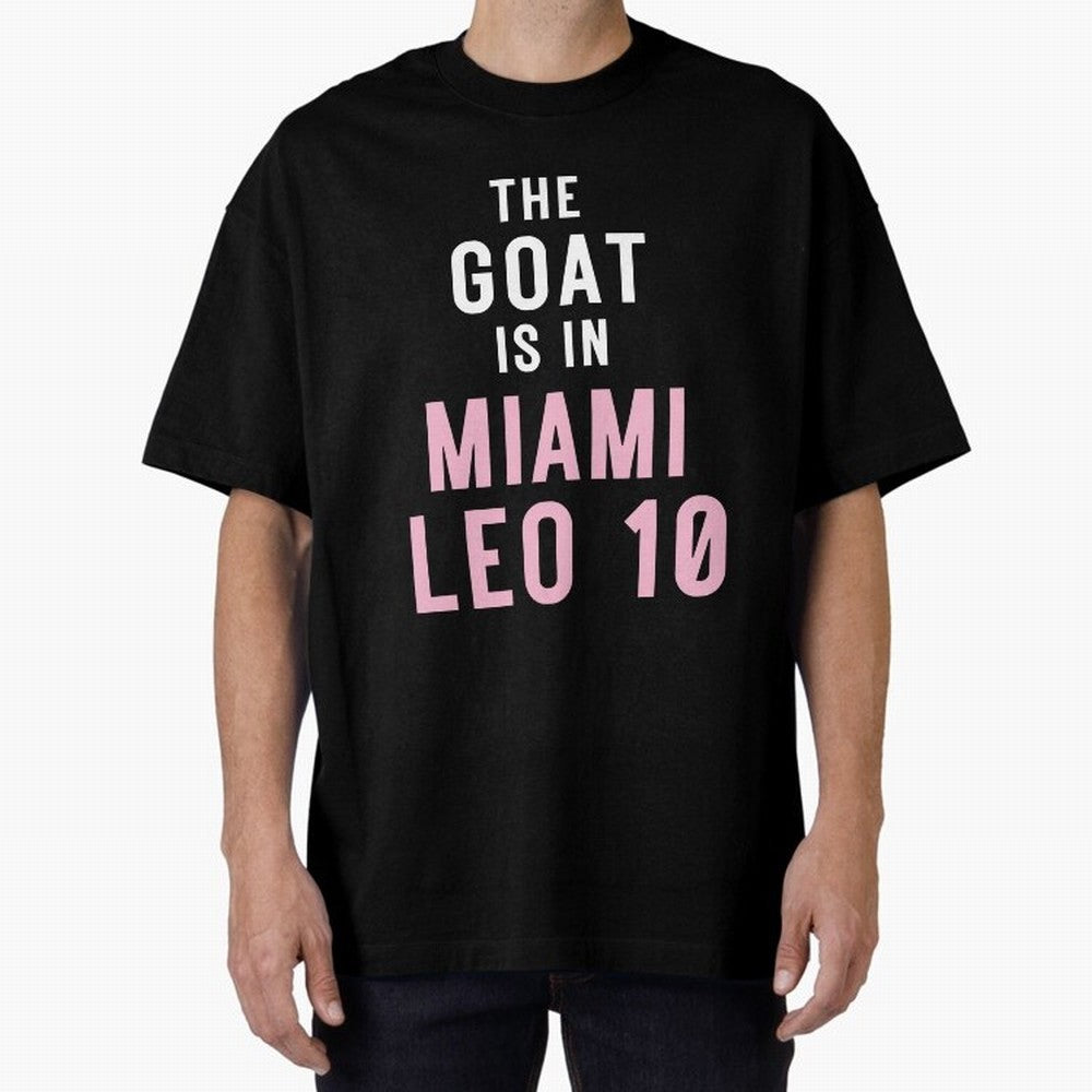 The Goat is in Miami - Leo 10 Essential T-Shirt Enjoy Global Football Passion for FIFA World Cup 2026 USA Canada Mexico, with Haaland, Brazil, Portugal and Argentina, Stadium Memories, Football Loyalty, International Chants and Championship
