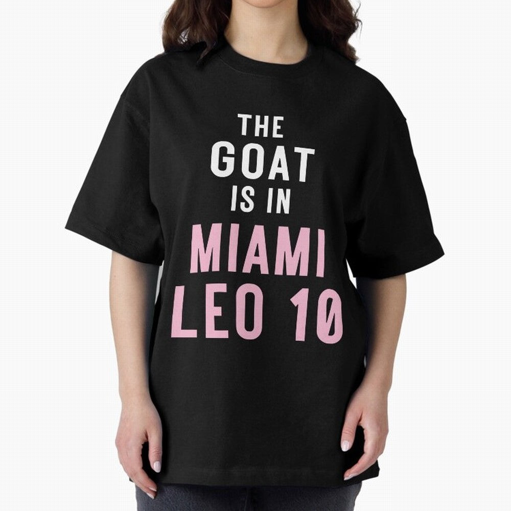The Goat is in Miami - Leo 10 Essential T-Shirt Enjoy Global Football Passion for FIFA World Cup 2026 USA Canada Mexico, with Haaland, Brazil, Portugal and Argentina, Stadium Memories, Football Loyalty, International Chants and Championship