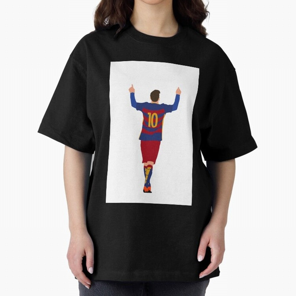 Lionel Messi - FC Barcelona Essential T-Shirt Experience Match Day Hype around FIFA World Cup 2026 Group Stage, Messi, Neymar and Mbappe, Germany, Sports Nostalgia, International Competition, Famous Players and Unforgettable Victories; Ideal for