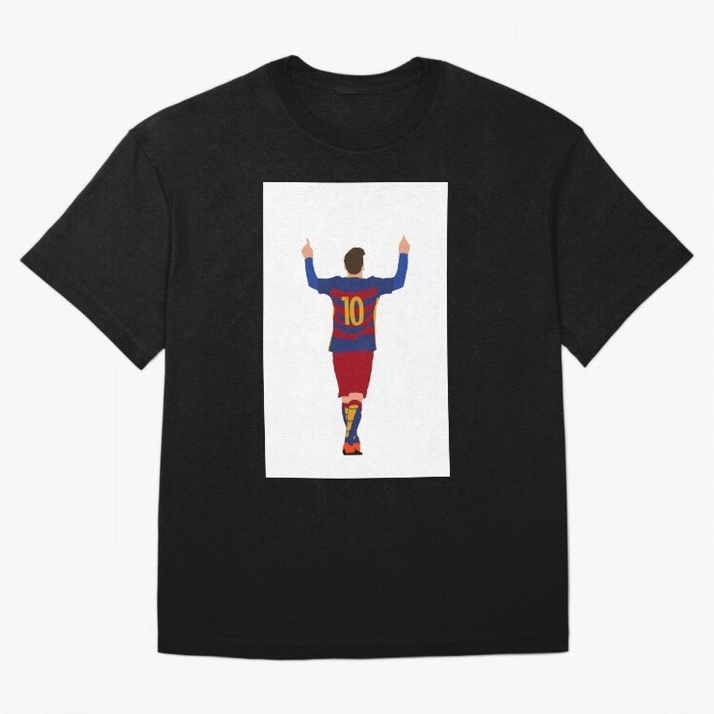 Lionel Messi - FC Barcelona Essential T-Shirt Experience Match Day Hype around FIFA World Cup 2026 Group Stage, Messi, Neymar and Mbappe, Germany, Sports Nostalgia, International Competition, Famous Players and Unforgettable Victories; Ideal for
