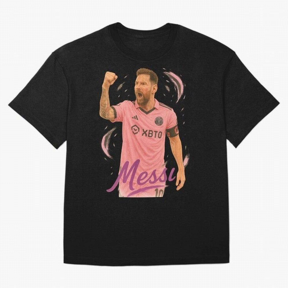 Argentina World Champs Messi Number Oversized T-Shirt Celebrate the Stars of FIFA World Cup 2026 USA Canada Mexico Spirit, Featuring Argentina, Messi, CR7 and Mbappe, Retro Football Energy, Iconic Rivalries, Trophy Chase Drama and Stadium