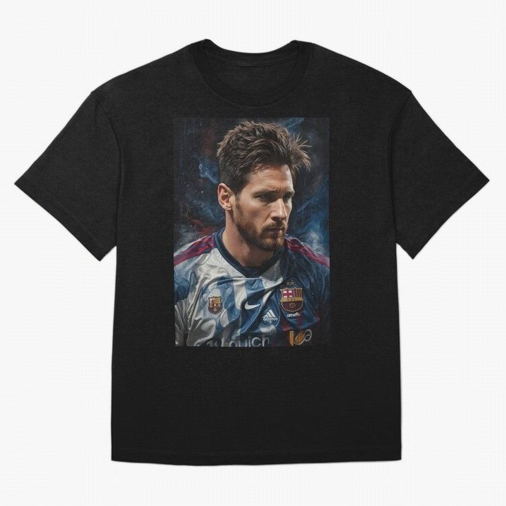 Argentina World Champs Messi Number Oversized T-Shirt Show Support during the FIFA World Cup 2026 Journey through Haaland Highlights, Argentina and Brazil Pride, Vintage Soccer Flavor, Modern Football Stars, National Flags and Final Night Emotion;