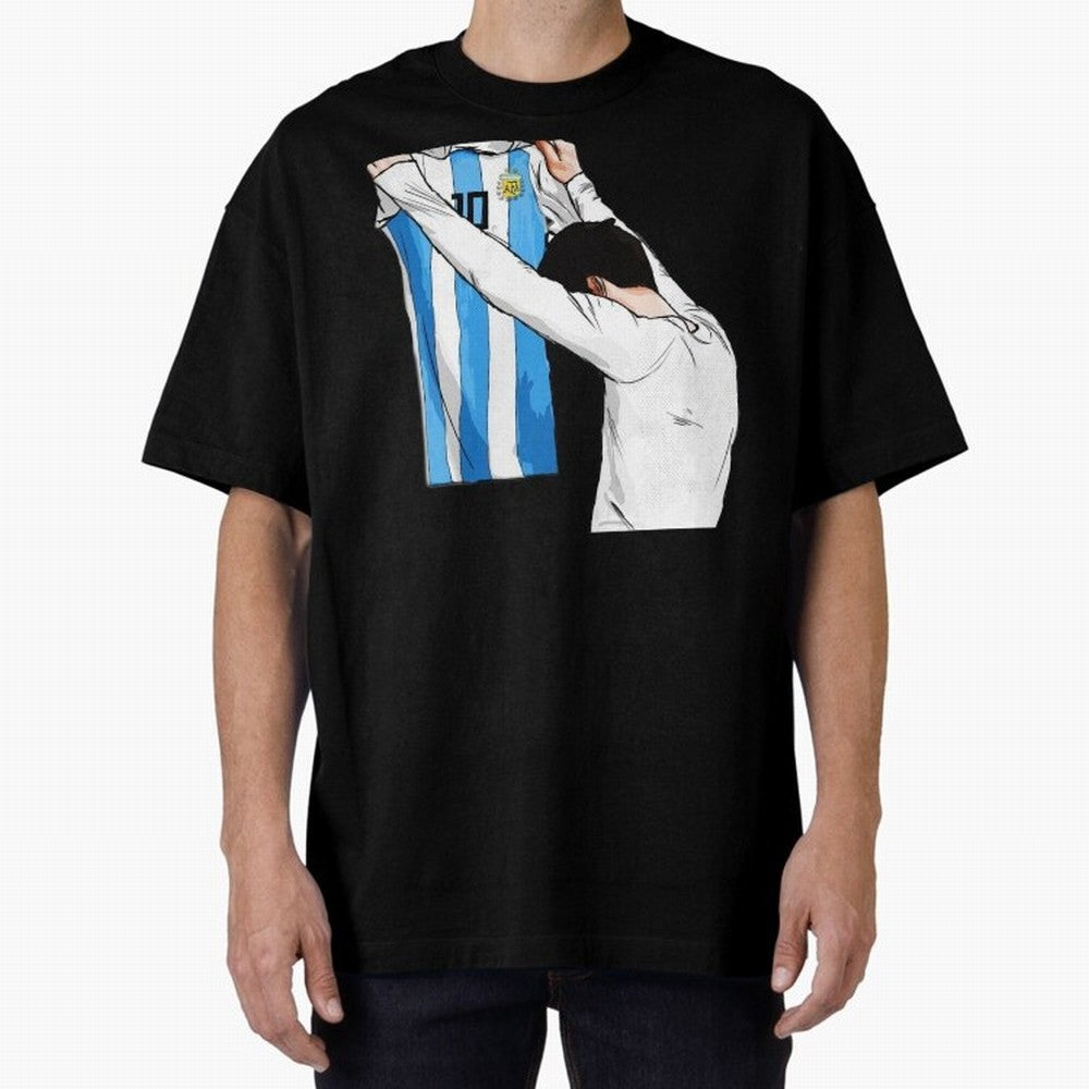 Argentina World Champs Messi Number Classic T-Shirt Follow Every Goal of the FIFA World Cup 2026 USA Canada Mexico Journey through Mbappe and Neymar Highlights, Argentina, France and Brazil Pride, Championship Spirit, Famous Goals, Roaring Crowds