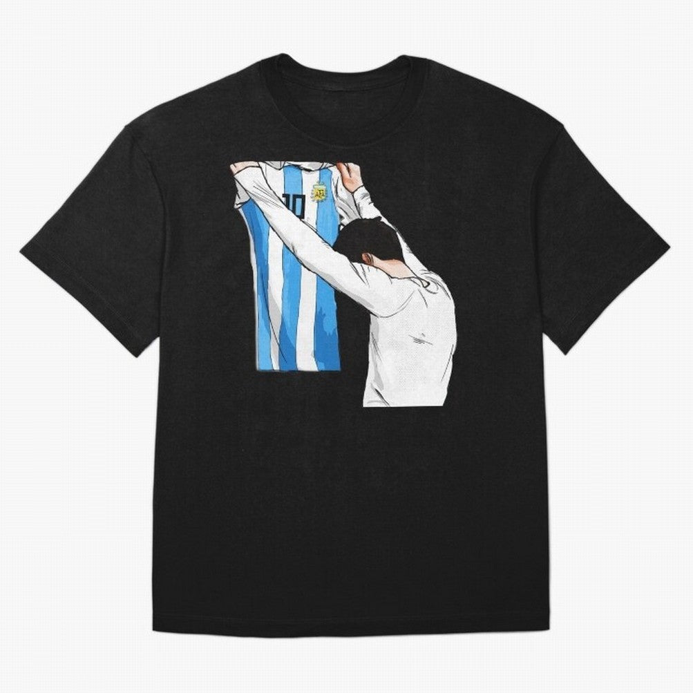 Argentina World Champs Messi Number Classic T-Shirt Follow Every Goal of the FIFA World Cup 2026 USA Canada Mexico Journey through Mbappe and Neymar Highlights, Argentina, France and Brazil Pride, Championship Spirit, Famous Goals, Roaring Crowds