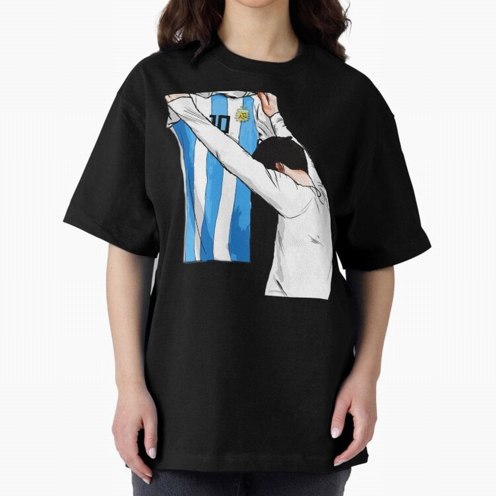 Argentina World Champs Messi Number Classic T-Shirt Follow Every Goal of the FIFA World Cup 2026 USA Canada Mexico Journey through Mbappe and Neymar Highlights, Argentina, France and Brazil Pride, Championship Spirit, Famous Goals, Roaring Crowds