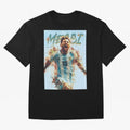 Argentina World Champs Messi Number Oversized T-Shirt Stand Out with Spirit from FIFA World Cup 2026 Group Stage Spirit, Centered on Brazil, Portugal and Argentina, Neymar, Soccer Culture, Superstar Moments, National Team Dreams and Competitive