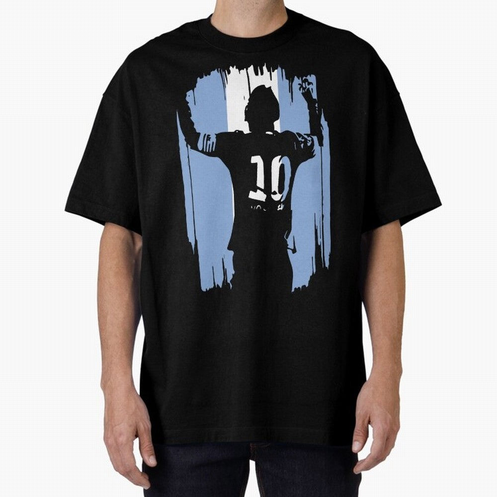 Argentina World Champs Messi Number Classic T-Shirt Stand with FIFA World Cup 2026 USA Canada Mexico Spirit, Highlighting Argentina, Neymar, Vintage Soccer Flavor, Modern Football Stars, National Flags and Final Night Emotion; Perfect for People