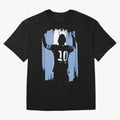 Argentina World Champs Messi Number Classic T-Shirt Stand with FIFA World Cup 2026 USA Canada Mexico Spirit, Highlighting Argentina, Neymar, Vintage Soccer Flavor, Modern Football Stars, National Flags and Final Night Emotion; Perfect for People