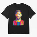 Messi wpap pop art Classic T-Shirt Share Global Football Passion for FIFA World Cup 2026, Celebrating Neymar, England, France and Netherlands, Championship Spirit, Famous Goals, Roaring Crowds and International Football Unity; Created for Match Day