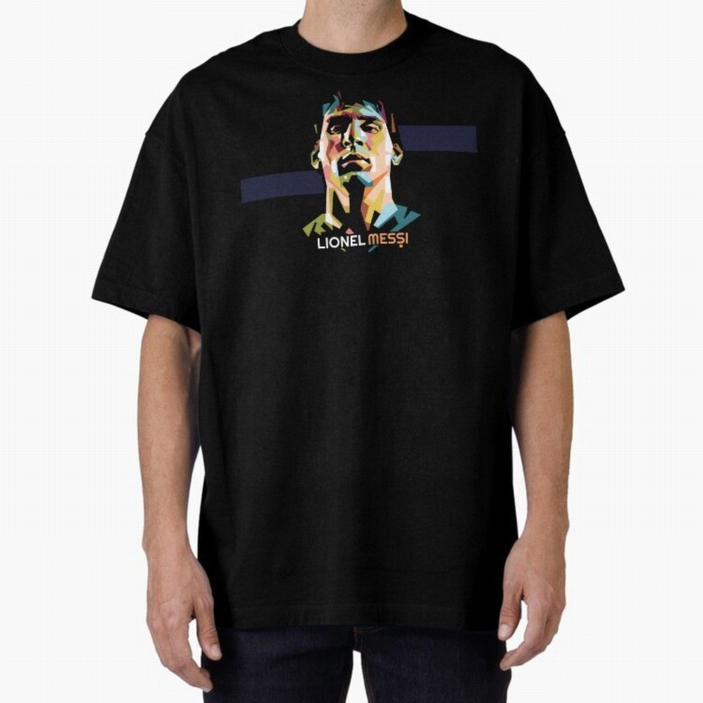 Lionel Messi Magic Oversized T-Shirt Capture Match Day Hype around FIFA World Cup 2026 USA Canada Mexico, Messi, CR7 and Mbappe, Argentina, France and Brazil, Game Day Rituals, Football Legends, Country Pride and the Road to the Final; Made for