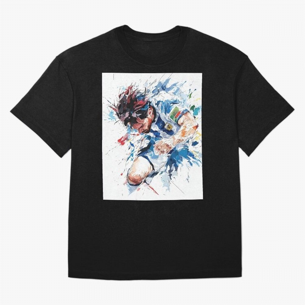 Vibrant Lionel Messi Art - World Cup Champion in Action Classic T-Shirt Fuel the Hype around Global Football Passion for FIFA World Cup 2026, Highlighting Mbappe, Argentina, Classic Soccer Heritage, Championship Pressure, Fan Loyalty and