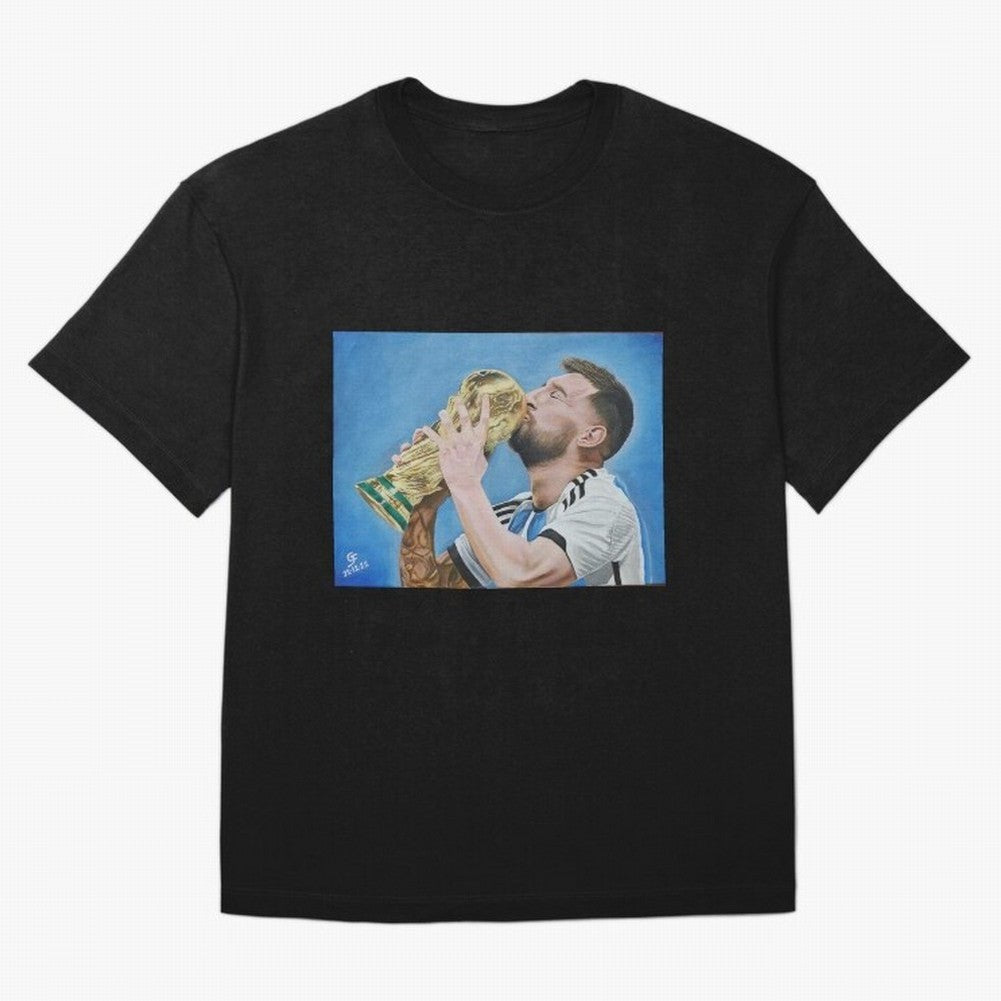Lionel Messi Oversized T-Shirt Upgrade FIFA World Cup 2026 Group Stage Spirit, Driven by Argentina and Brazil, Messi and Cristiano Ronaldo, Classic Soccer Heritage, Championship Pressure, Fan Loyalty and International Pride; Perfect for Fans,